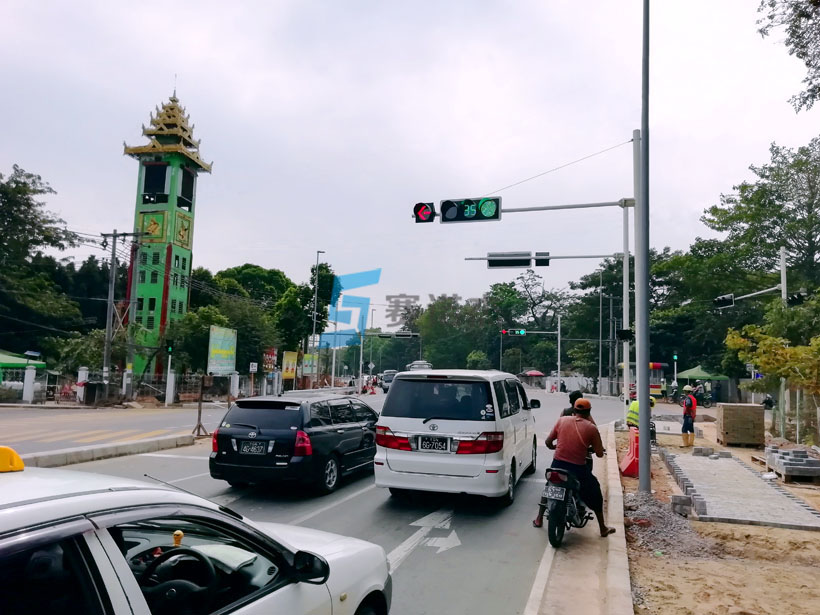 緬甸交通信號燈項目圖片